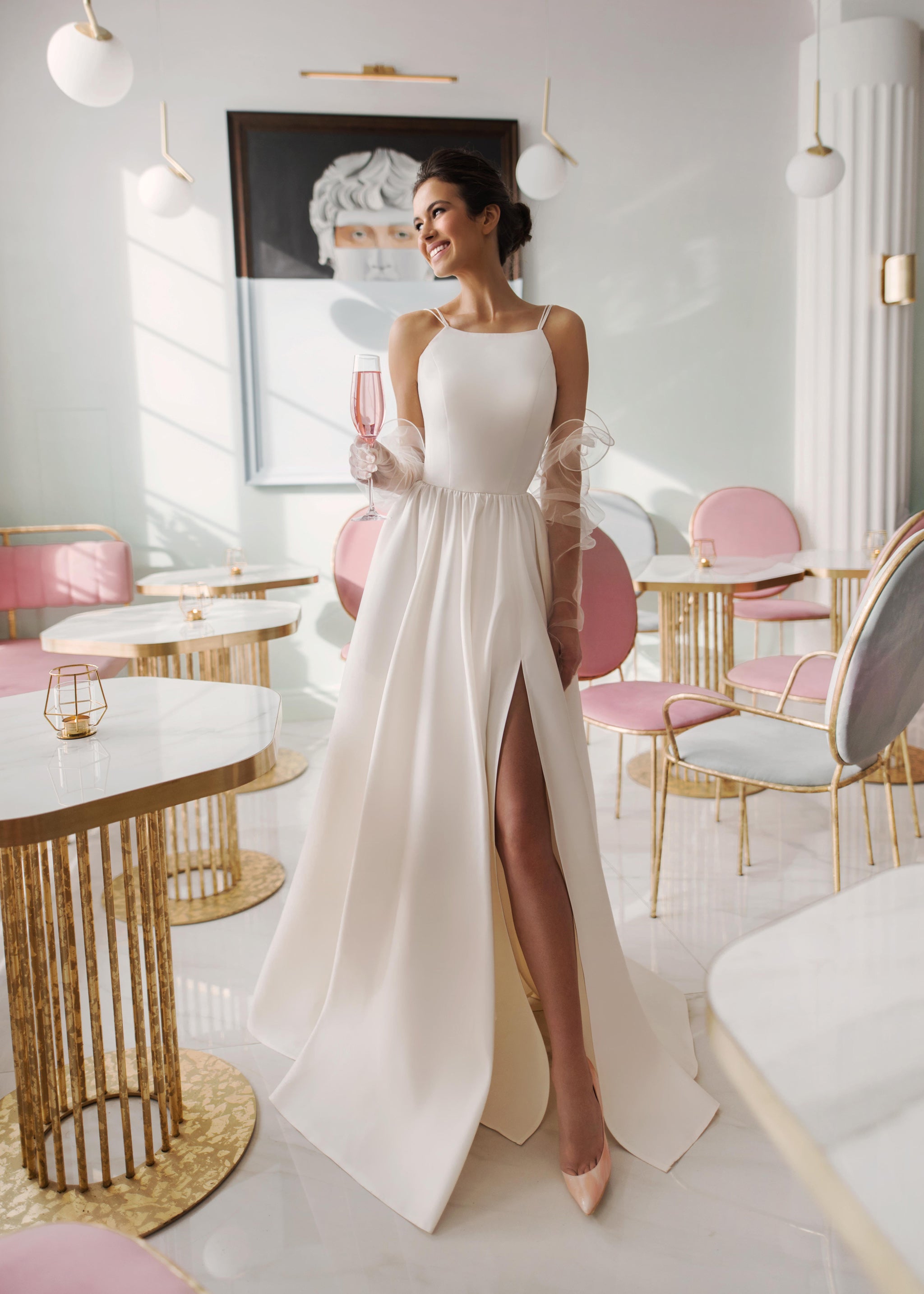 White White Bridal Gown by Calcutta Regalia for rent online | FLYROBE