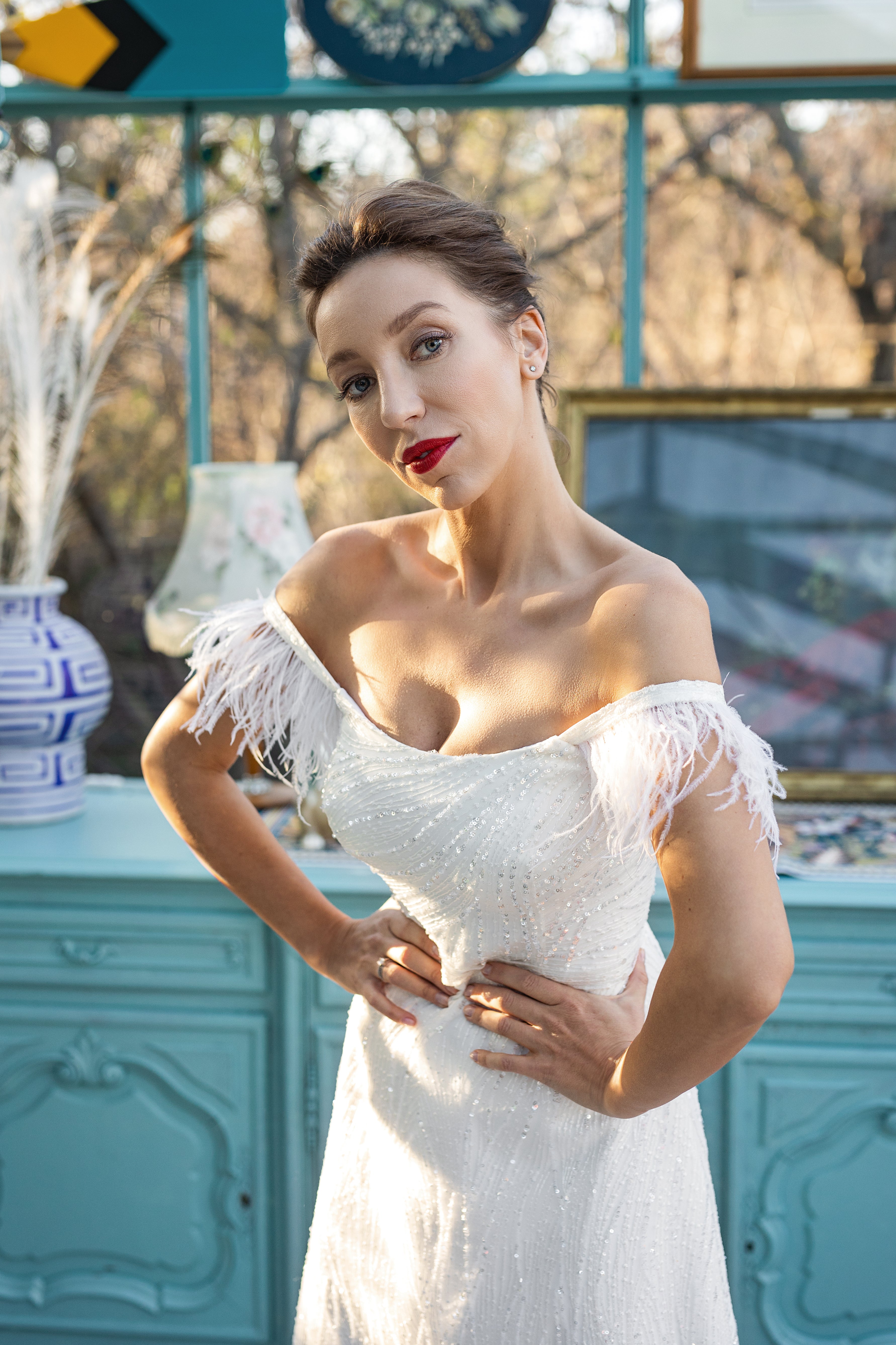 Indy Beaded Wedding Gown by Evie Young Bridal - LUV Bridal